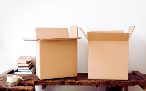 Cardboard boxes